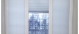 Plisy okienne na okno balkonowe